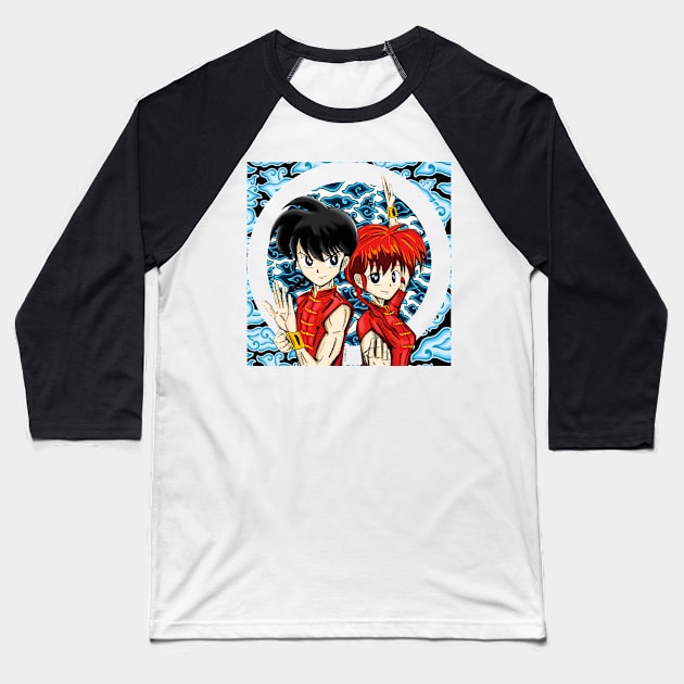 Ranma Baseball T-Shirt by jorge_lebeau